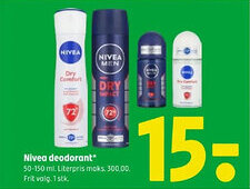 Coop 365 NIVEA Deodorant tilbud