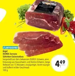 Citti Argal DUROC Serrano Schinken Extremadura tilbud
