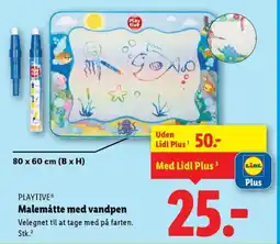 Lidl PLAYTIVE® Malemåtte med vandpen tilbud