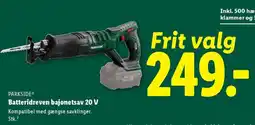 Lidl PARKSIDE® Batteridreven bajonetsav 20 V tilbud