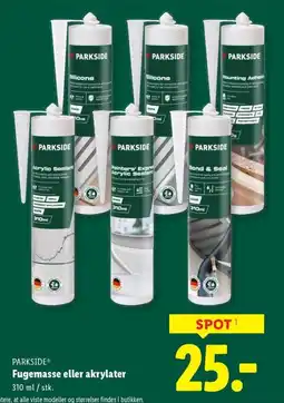 Lidl PARKSIDE® Fugemasse eller akrylater tilbud