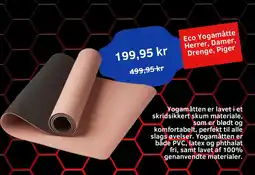 Intersport Eco Yogamåtte Herrer, Damer, Drenge, Piger tilbud