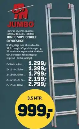 Johannes Fog Jumbo Super Proff Skydestige tilbud