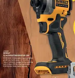 Johannes Fog DEWALT Slagskruetrækker XR 18v tilbud