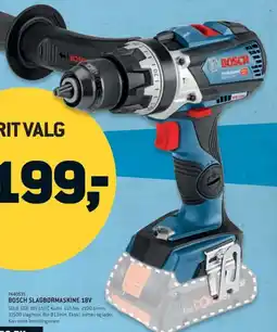 Johannes Fog BOSCH Slagbormaskine 18v tilbud