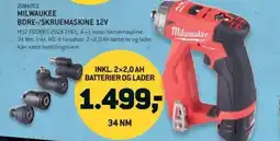 Johannes Fog MILWAUKEE Bore-/skruemaskine 12v tilbud