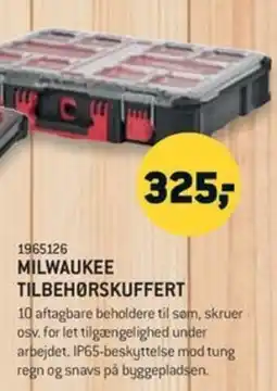 Johannes Fog MILWAUKEE Tilbehørskuffert tilbud