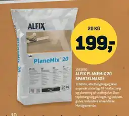Johannes Fog Alfix Planemix 20 spartelmasse tilbud