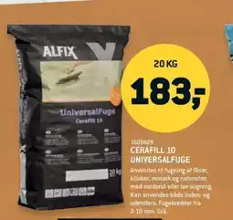 Johannes Fog Cerafill 10 Universalfuge tilbud