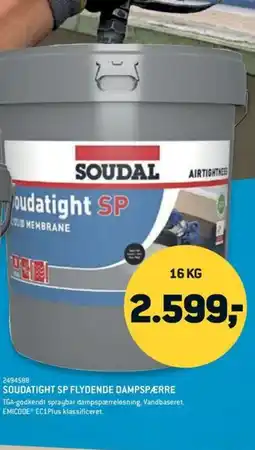 Johannes Fog Soudatight SP flydende dampspærre tilbud