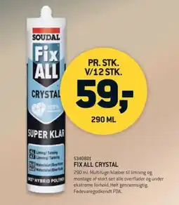 Johannes Fog Fix all crystal tilbud