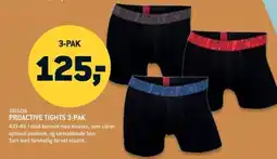 Johannes Fog Proactive tights 3-pak tilbud