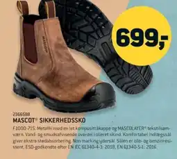 Johannes Fog Mascot® Sikkerhedssko tilbud