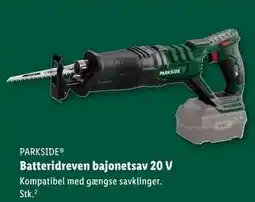 Lidl Batteridreven bajonetsav 20 V tilbud