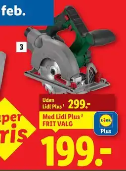 Lidl Batteridreven håndrundsav 20 V tilbud