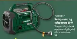 Lidl Kompressor og luftpumpe 20 V tilbud