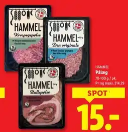 Lidl Pålæg tilbud