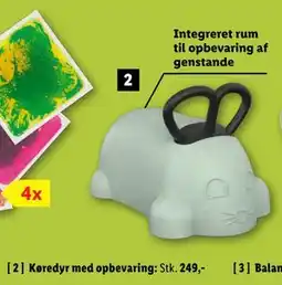 Lidl Køredyr med opbevaring tilbud