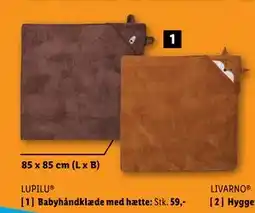 Lidl Babyhåndklæde med hætte tilbud