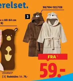 Lidl Badekåbe tilbud