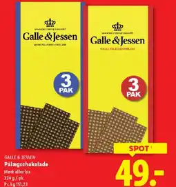 Lidl Galle & Jessen Pålægschokolade (3-pak) tilbud