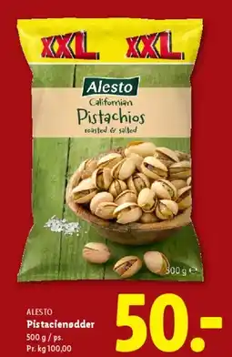 Lidl Alesto Pistacienødder (Californian Pistachios, ristede & saltede) tilbud