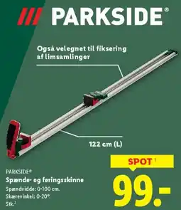 Lidl Spænd- og føringsskinne (122 cm) tilbud