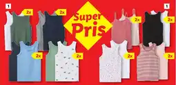 Lidl Børne undertrøjer / tanktops (2-pak) tilbud