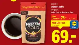 Lidl Instant kaffe (Nescafé Gold) tilbud