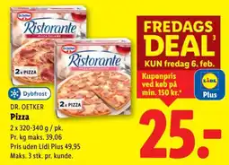 Lidl DR. OETKER Pizza tilbud