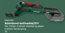 Lidl PARKSIDE® Batteridrevet multiværktøj 20 V tilbud