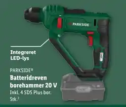 Lidl PARKSIDE® Batteridreven borehammer 20 V tilbud