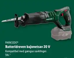 Lidl PARKSIDE® Batteridreven bajonetsav 20 V tilbud
