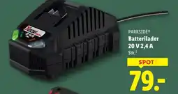 Lidl PARKSIDE® Batterilader 20 V 2.4 A tilbud