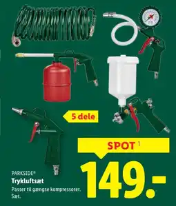 Lidl PARKSIDE® Trykluftsæt tilbud
