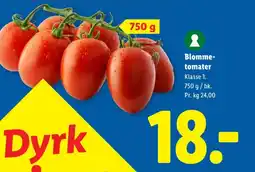 Lidl Blomme- tomater tilbud