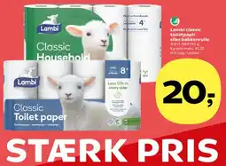 SuperBrugsen Lambi elastic toiletpapir / køkkenrulle tilbud