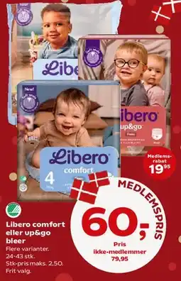 SuperBrugsen Libero comfort eller up&go bleer tilbud