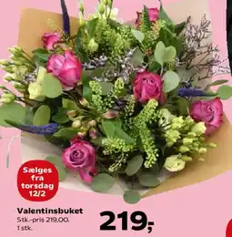 SuperBrugsen Valentinsbukett tilbud
