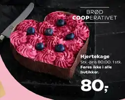 SuperBrugsen Hjertekage tilbud