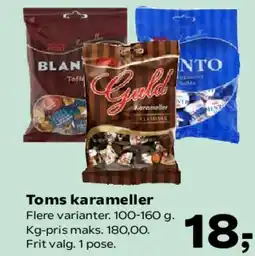 SuperBrugsen Toms karameller tilbud