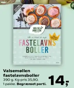 SuperBrugsen Valsemøllen fastelavnsboller / Oreo (område) tilbud