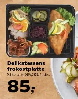 SuperBrugsen Delikatessens frokostplatte tilbud