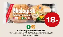 SuperBrugsen Kohberg fastfoodbrød tilbud