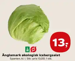 SuperBrugsen Änglamark økologisk icebergsalat tilbud