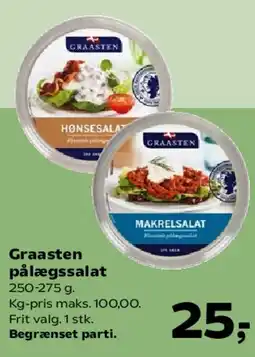SuperBrugsen Graasten pålægssalat tilbud