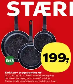 SuperBrugsen Køkken- stegepandesæt tilbud