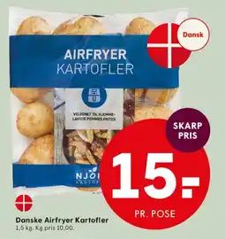 SPAR Danske Airfryer Kartofler tilbud