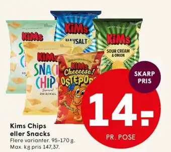 KiMs Chips eller Snacks