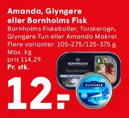 SPAR Amanda, Glyngøre eller Bornholms Fisk tilbud